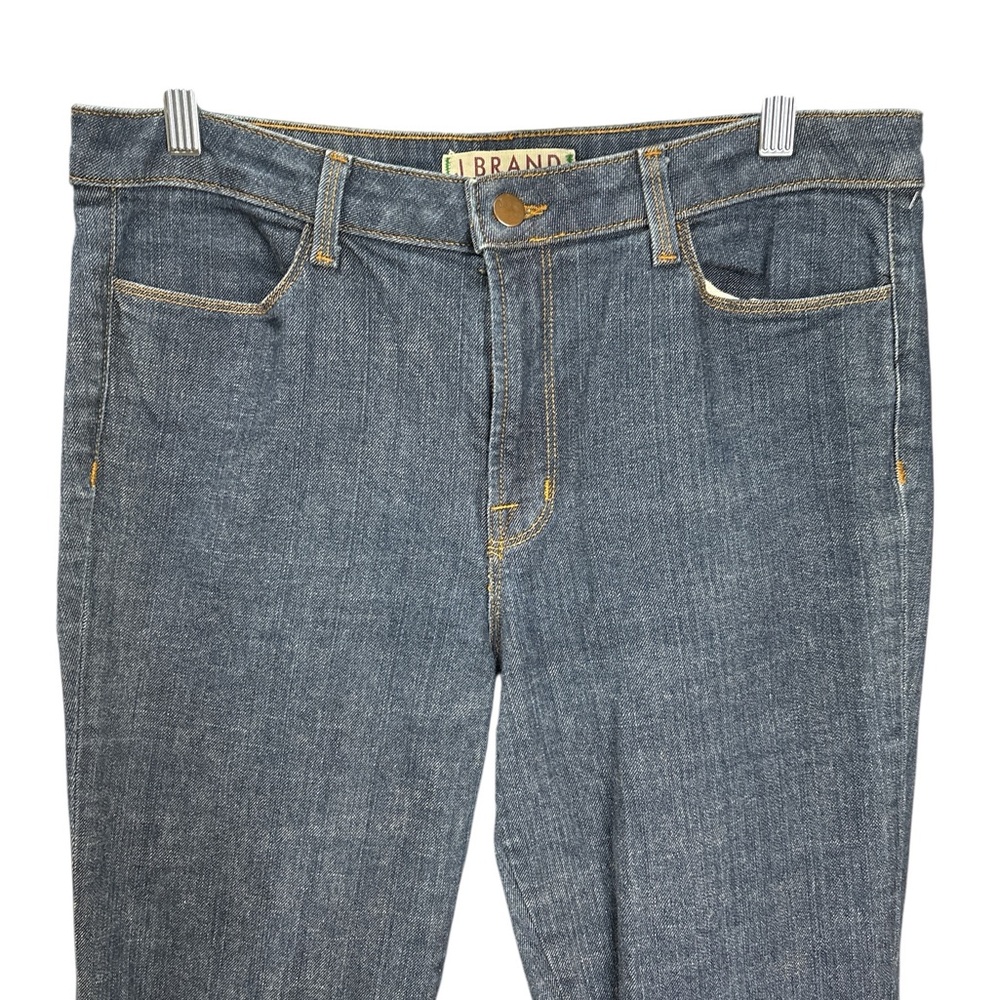 J Brand The Doll Bootcut Jeans Dark Wash Stretch Denim size 32 - Picture 3 of 5
